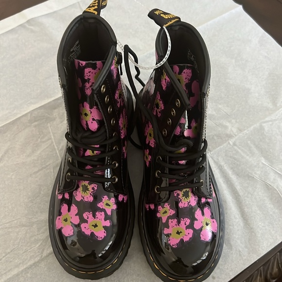Dr. Martens Kids' 1460 Floral Lace-Up Boot - Picture 6 of 11